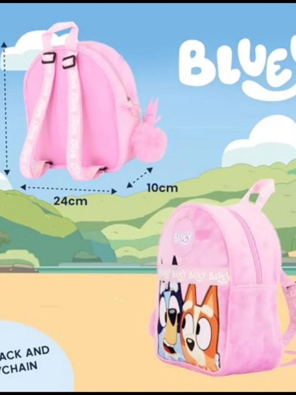 Kids Fluffy Fur Mini Backpack Travel Purse School Bag
